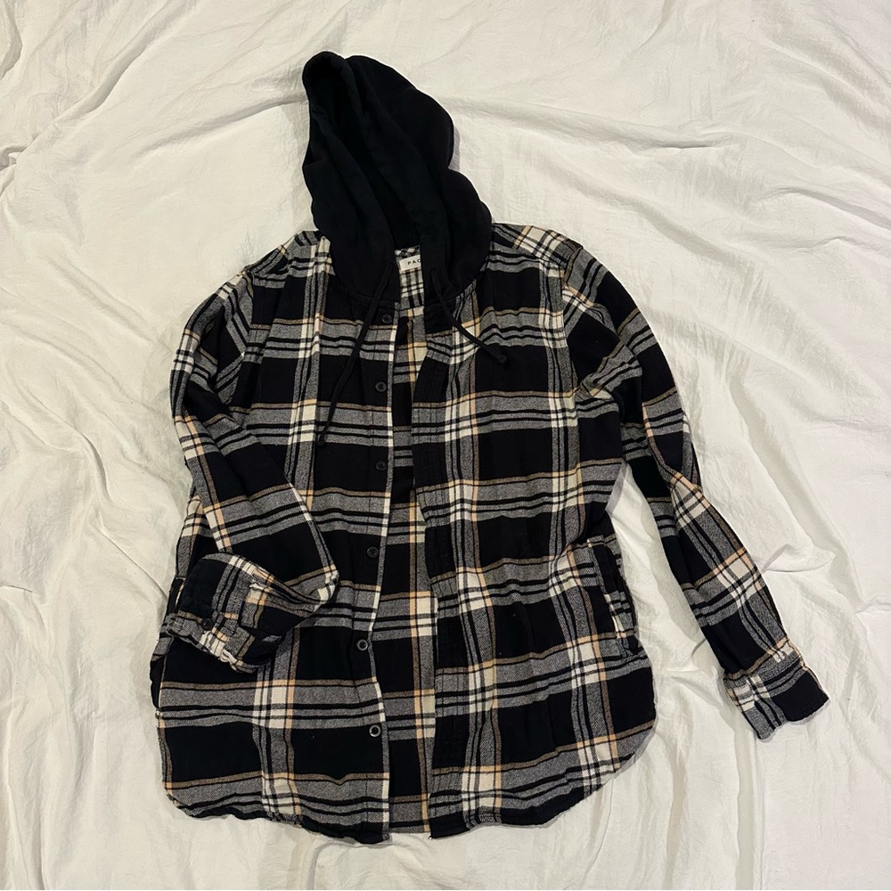 Pacsun hooded flannel